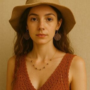 Pretty Bird 18K Yellow Gold Plated Ladybug Necklace with Multicolor Crystals